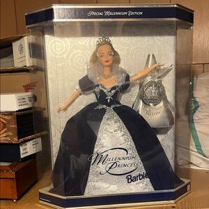 Barbie Millennium Princess in Dark Blue and Silver